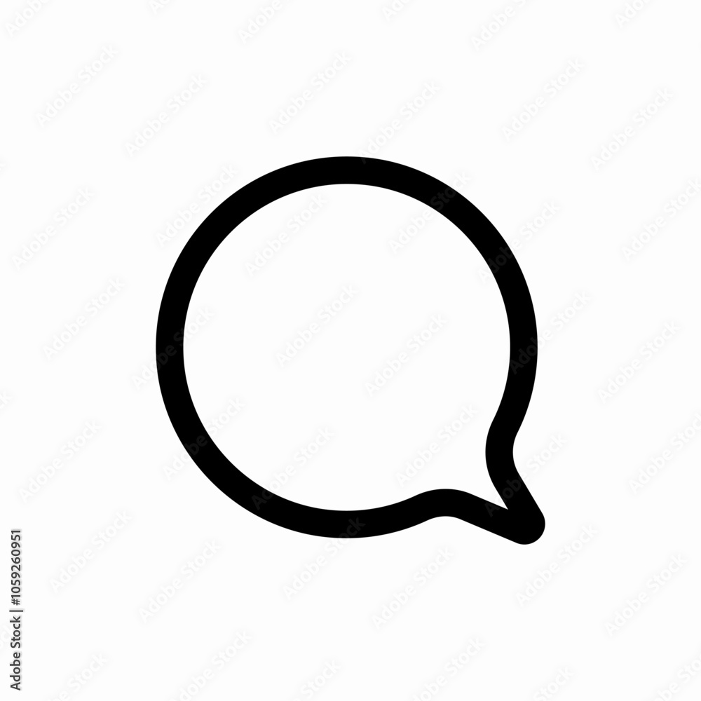 speech bubble icon sign vector speech bubble icon sign vector