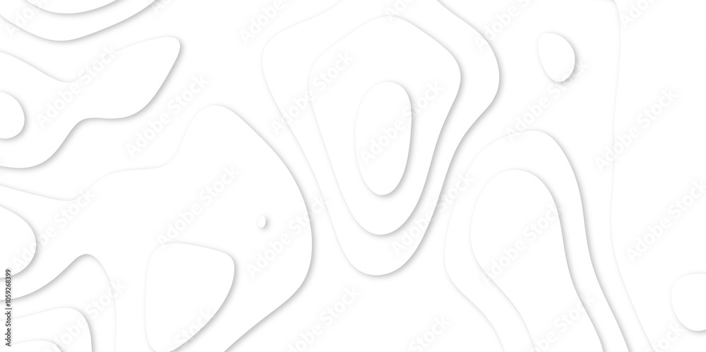 Abstract White paper cut background with lines. white line drawing geometric paper art design. 3d papercut decoration textured with wavy layers. 3d realistic design used for banner, posters. line maps Abstract White paper cut background with lines. white line drawing geometric paper art design. 3d papercut decoration textured with wavy layers. 3d realistic design used for banner, posters. line maps