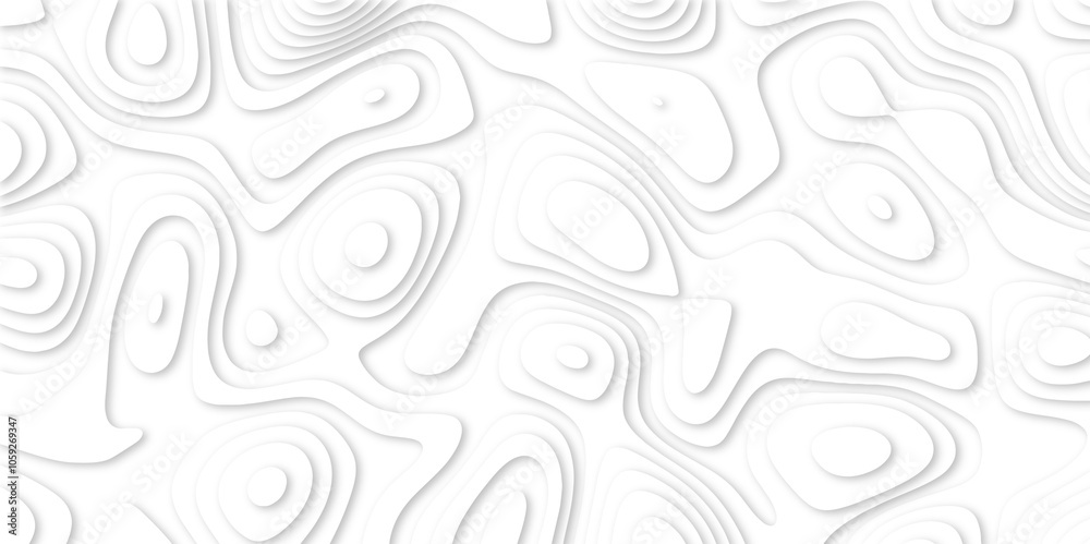Abstract White paper cut background with lines. white line drawing geometric paper art design. 3d papercut decoration textured with wavy layers. 3d realistic design used for banner, posters. line maps Abstract White paper cut background with lines. white line drawing geometric paper art design. 3d papercut decoration textured with wavy layers. 3d realistic design used for banner, posters. line maps