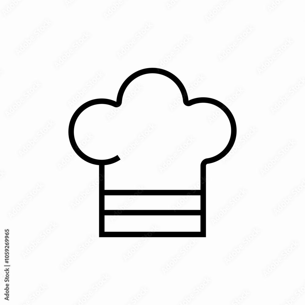 chief hat icon sign vector chief hat icon sign vector