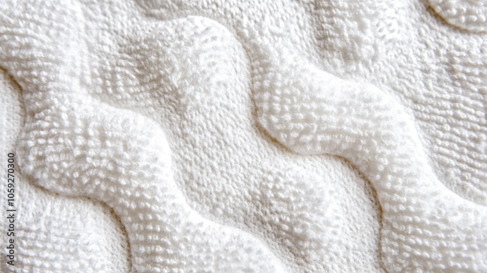 Close-up of fluffy cotton pads, showing soft and gentle texture for skincare, beauty, or makeup removal use. Close-up of fluffy cotton pads, showing soft and gentle texture for skincare, beauty, or makeup removal use.