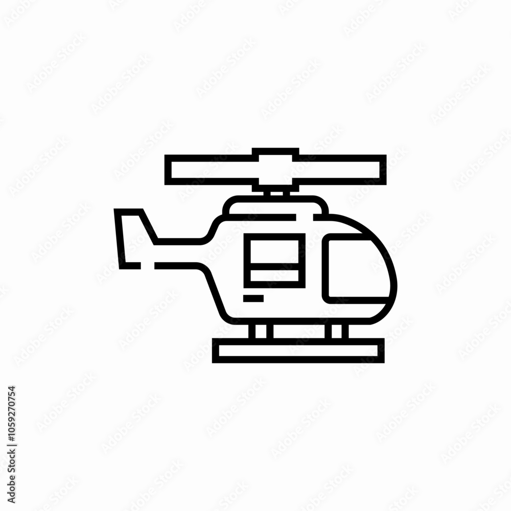 helicopter flight icon sign vector helicopter flight icon sign vector