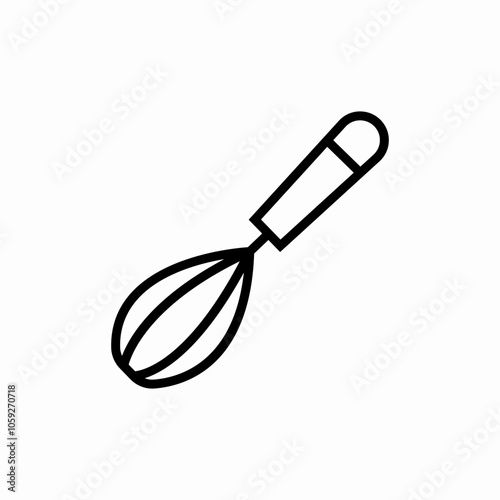 hand mixer icon sign vector