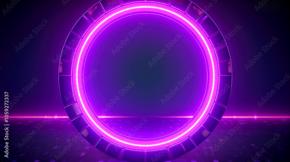 A bold, vibrant sci-fi inspired portal glows with intense pink neon light, set against a dark atmospheric backdrop. A bold, vibrant sci-fi inspired portal glows with intense pink neon light, set against a dark atmospheric backdrop.