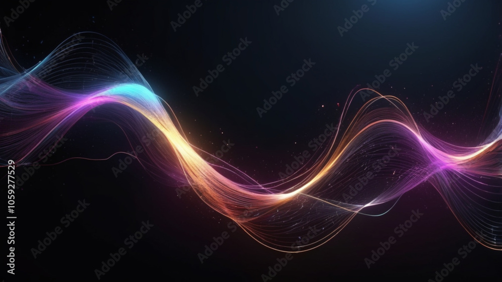 abstract background with glowing lines abstract background with glowing lines