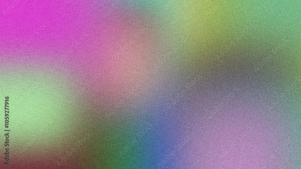 Futuristic Gradient Background with Subtle Grainy Noise for Posters, Vibrant Gradient Poster with Bold Colors and Grainy Texture