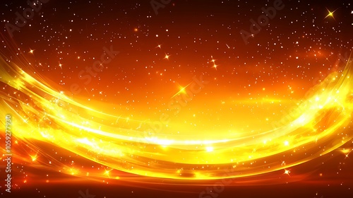 Golden Abstract Background Clean Blank Canvas with Empty Space for Designs