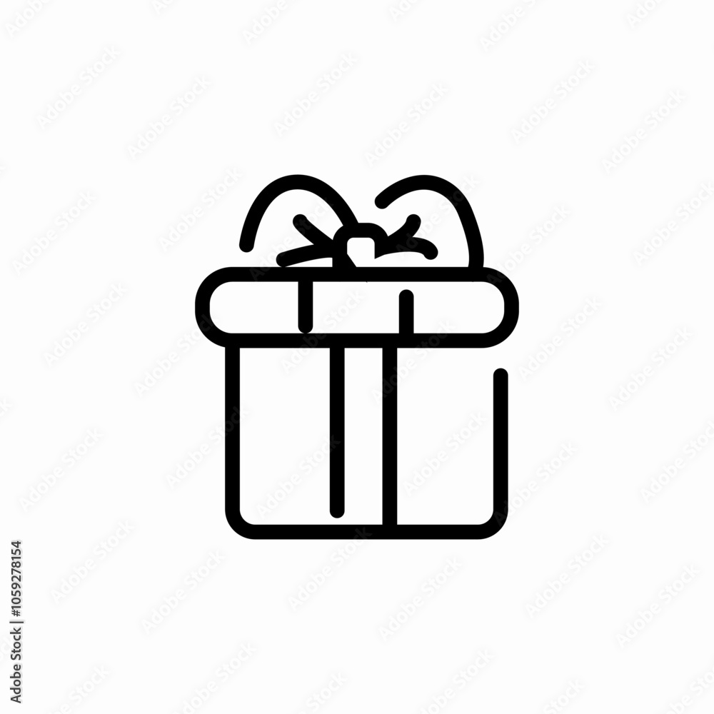 gift surprise icon sign vector gift surprise icon sign vector