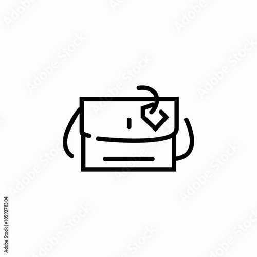 handbag price icon sign vector