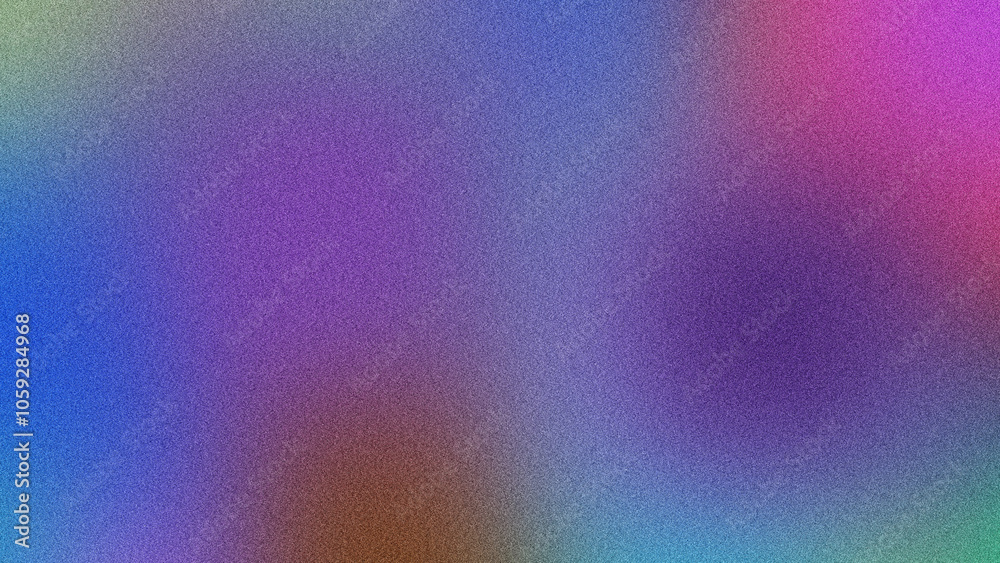 Futuristic Gradient Background with Subtle Grainy Noise for Posters, Vibrant Gradient Poster with Bold Colors and Grainy Texture