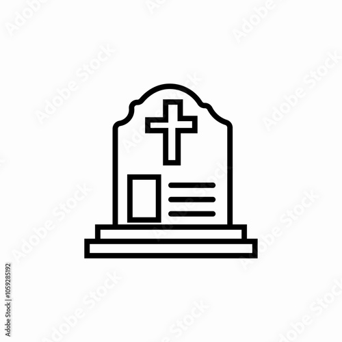 grave day icon sign vector