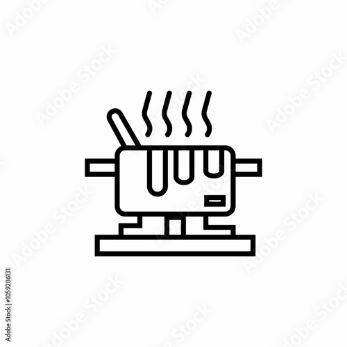 pot cook icon sign vector