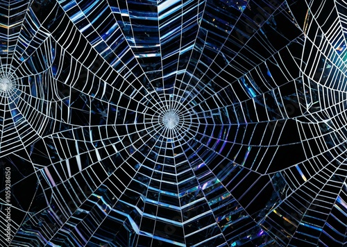 Iridescent Arachnid Web