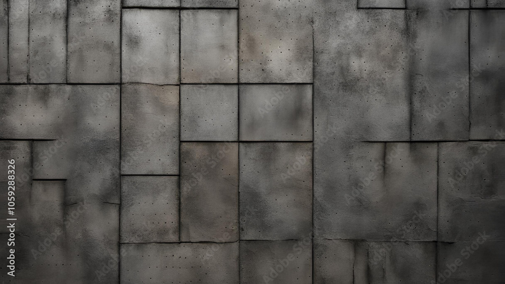 Naklejka premium Industrial Concrete Wall Texture: A textured concrete wall with a distressed, industrial aesthetic. This high-resolution image evokes a sense of raw beauty and urban grit.