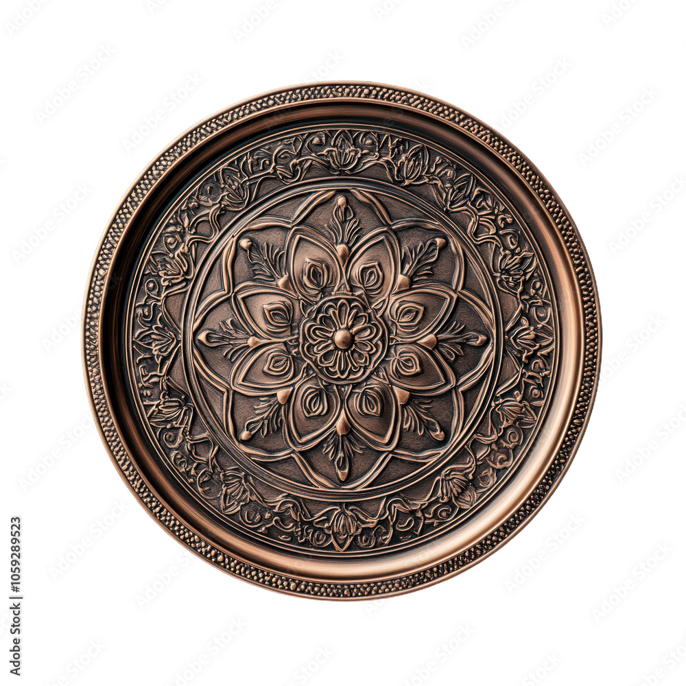 Decorative Tray Isolate Transparency Background Decorative Tray Isolate Transparency Background