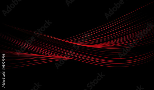 Black background with abstract red color