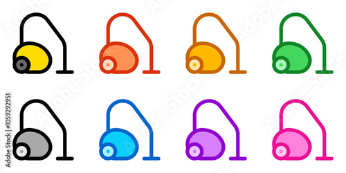Editable vacuum cleaner vector icon. Part of a big icon set family. Perfect for web and app interfaces, presentations, infographics, etc