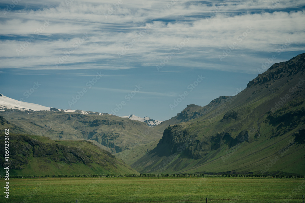 Lomagnupur a Mountain on the South Coast of Iceland Lomagnupur a Mountain on the South Coast of Iceland