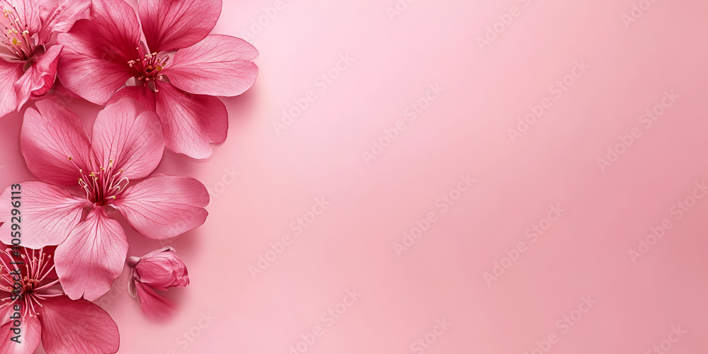Delicate Pink Cherry Blossoms on Soft Background Delicate Pink Cherry Blossoms on Soft Background