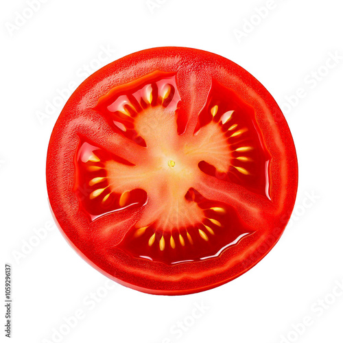Wallpaper Mural Tomato, generative ai, üretken yapay zeka, isolated on white transparent background, png element Torontodigital.ca
