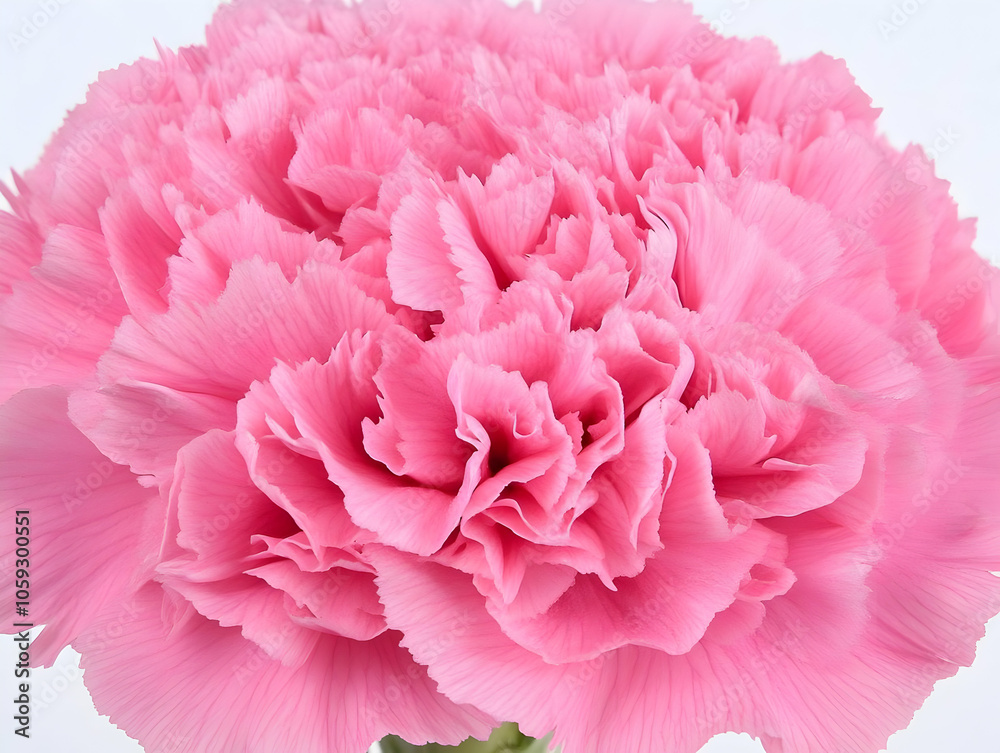 A close-up of a vibrant pink carnation flower, showcasing its textured petals. A close-up of a vibrant pink carnation flower, showcasing its textured petals.