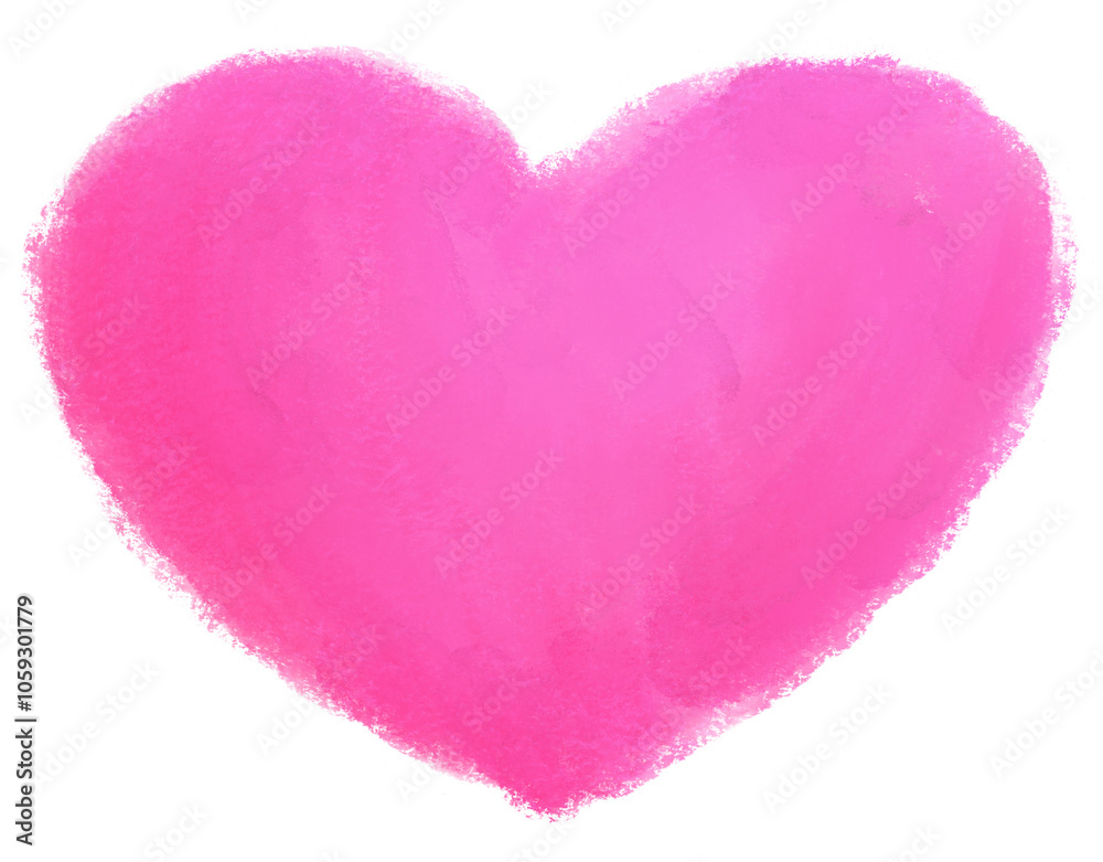 Bright pink hearts, colored with chalk, used to decorate gifts for your loved ones on Valentine's Day, cards, or weddings. Bright pink hearts, colored with chalk, used to decorate gifts for your loved ones on Valentine's Day, cards, or weddings.