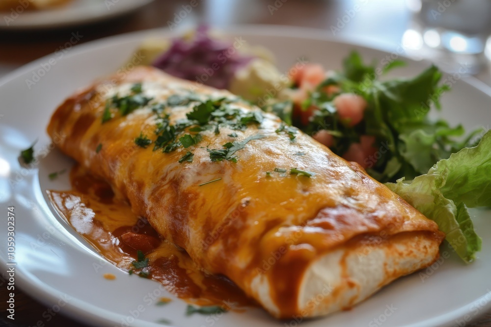 This is the top chicken enchilada This is the top chicken enchilada