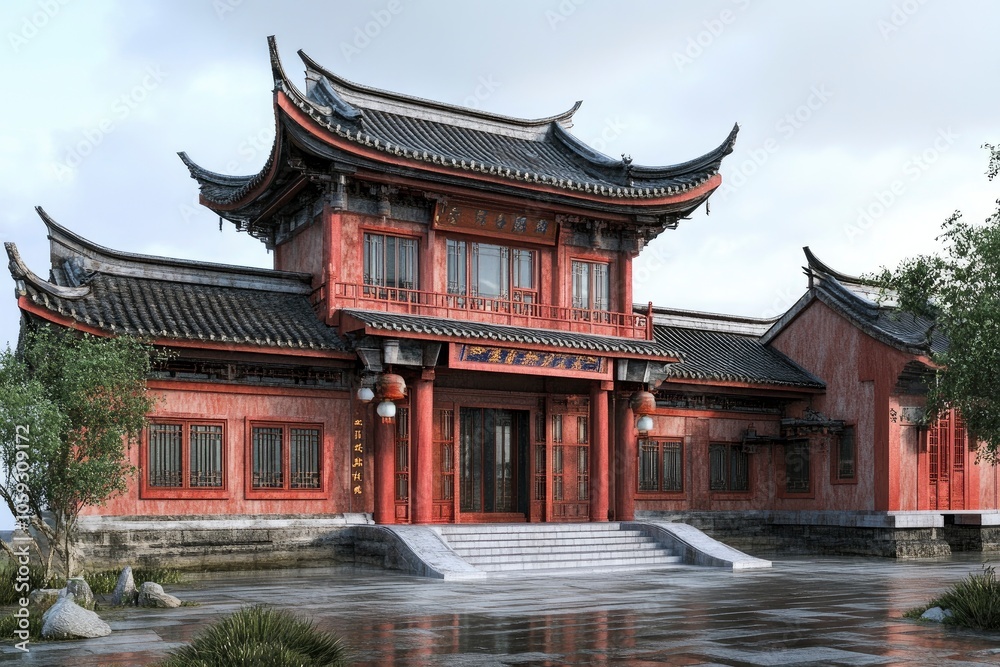Chinese house with generative ai Chinese house with generative ai