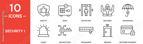 Security and Protection Icons