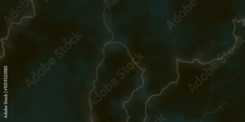 Lightning bolt. thunder lighting on black sky. 3d illustration, lightning, storm, thunder set. Frame of lightnings on black background 8k. black marble background.