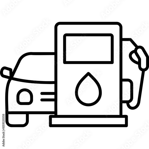 Gas Station Icon