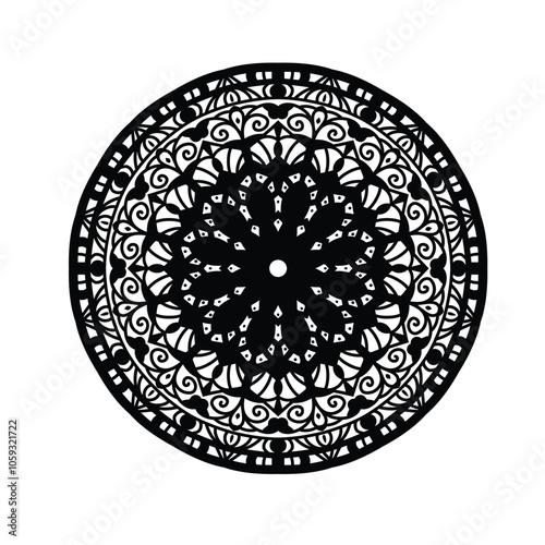 Mandala Pattern Designs, ornamental round ornament, Vector hand drawn doodle mandala. Ethnic mandala with tribal ornament. 