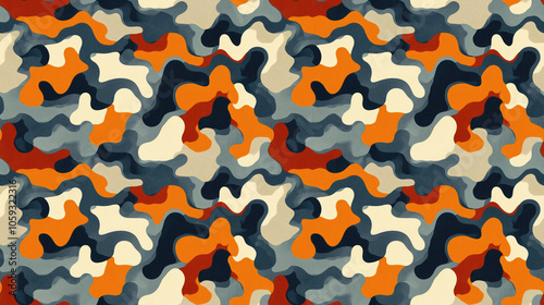 Seamless background pattern featuring unique and abstract texture designs for modern artwork applications