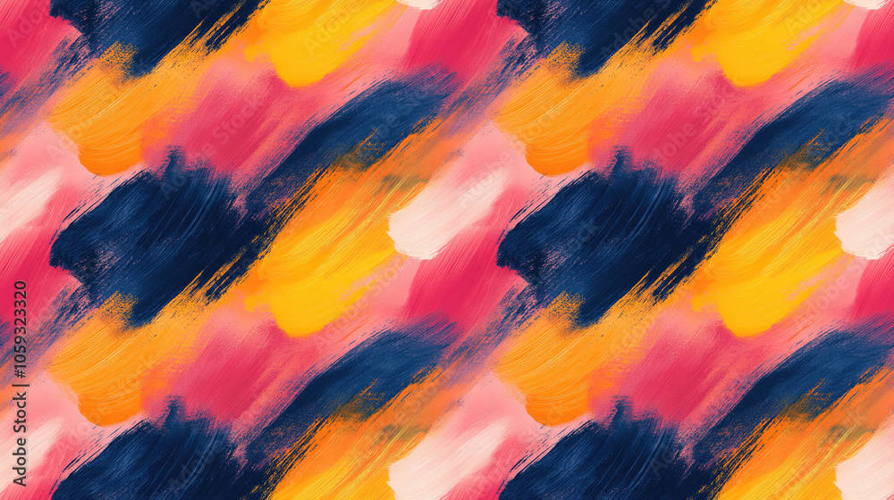 Vibrant brushed painted abstract background in a seamless pattern perfect for artistic wallpapers and decor Vibrant brushed painted abstract background in a seamless pattern perfect for artistic wallpapers and decor