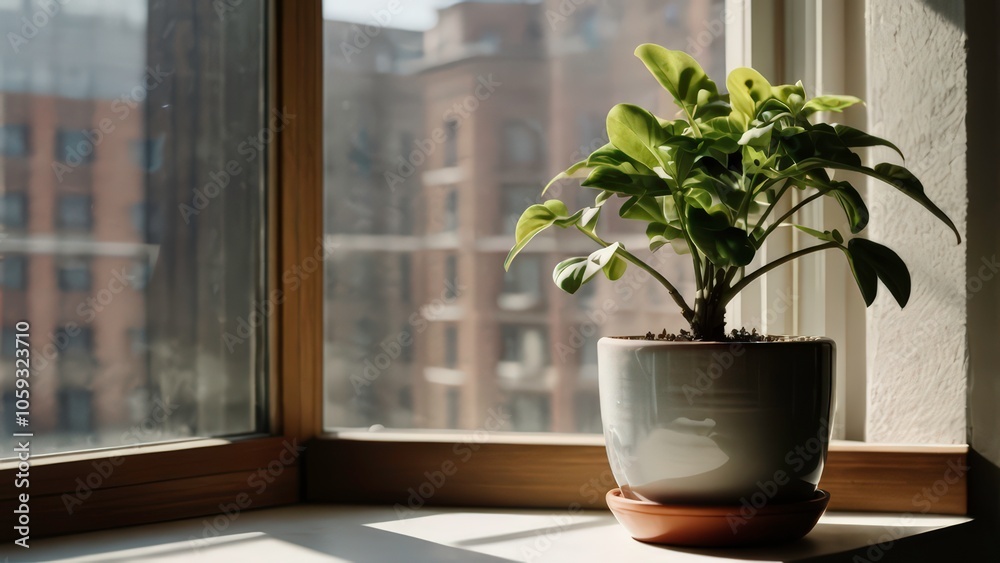 Natural Light Illuminates Indoor Greenery Natural Light Illuminates Indoor Greenery