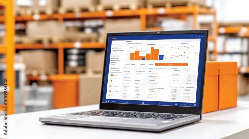 Digital Screens in Warehouse Setting Digital Screens in Warehouse Setting
