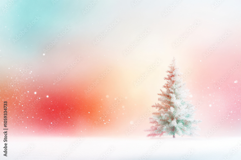 serene watercolor abstract Christmas background featuring snow covered tree, evoking peaceful holiday spirit. Soft colors blend beautifully, creating dreamy atmosphere serene watercolor abstract Christmas background featuring snow covered tree, evoking peaceful holiday spirit. Soft colors blend beautifully, creating dreamy atmosphere