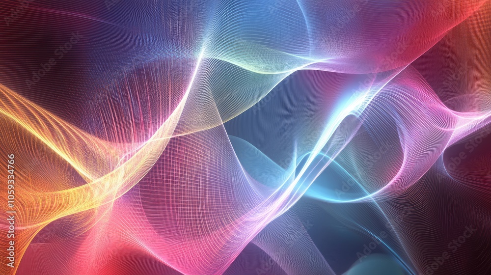 Curved, gradient lines in a seamless background, perfect for creating a sense of movement and depth. Curved, gradient lines in a seamless background, perfect for creating a sense of movement and depth.