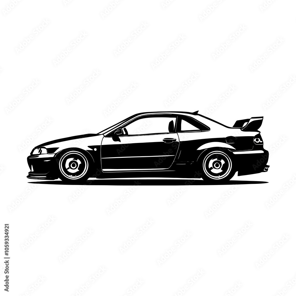 black car silhouette black car silhouette