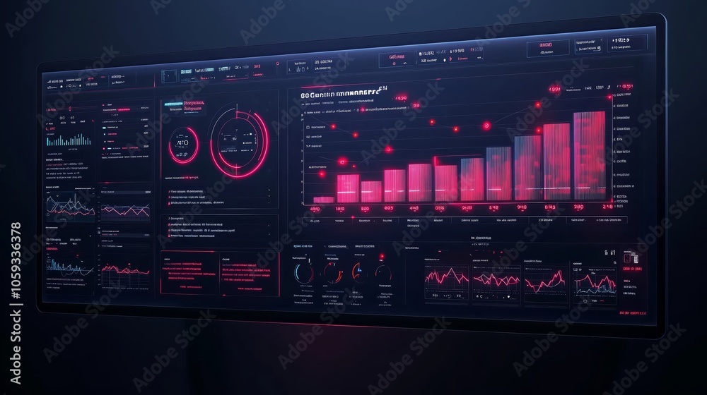 Futuristic Digital Dashboard for Freight Analytics Futuristic Digital Dashboard for Freight Analytics