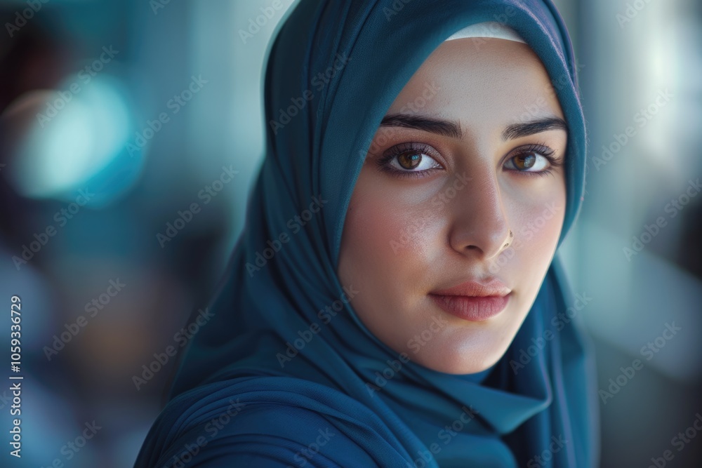 Beautiful Arab woman with hijab working overtime. Stressed life of nowdays moms. Beautiful Arab woman with hijab working overtime. Stressed life of nowdays moms.