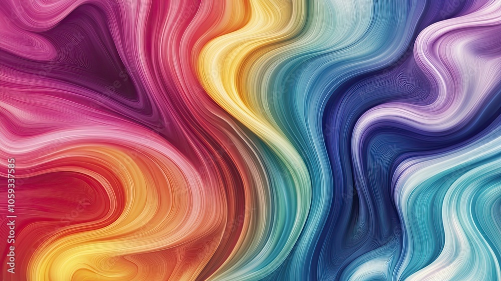 Gradient-colored wavy lines flowing smoothly to create a seamless, abstract design backdrop. Gradient-colored wavy lines flowing smoothly to create a seamless, abstract design backdrop.