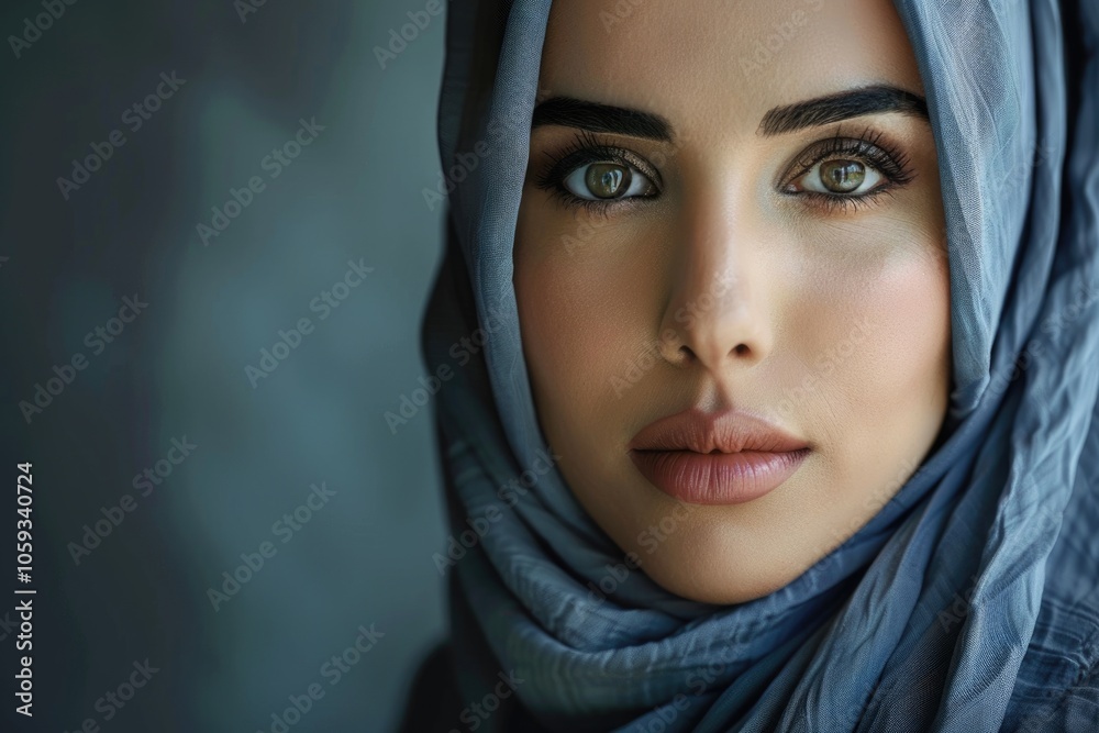 Arabian women in hijab portraits for business. Arabian women in hijab portraits for business.