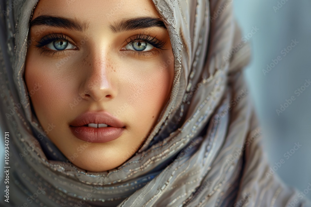 Arabian women in hijab portraits for business. Arabian women in hijab portraits for business.