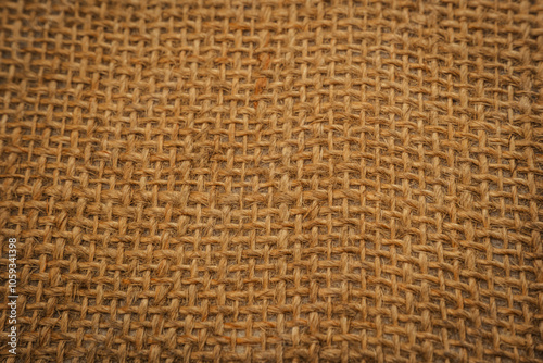 Texture of natural burlap fabric 