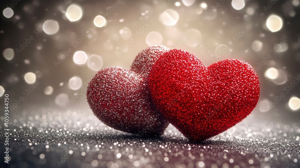 Love valentine's background with hearts.with generative ai