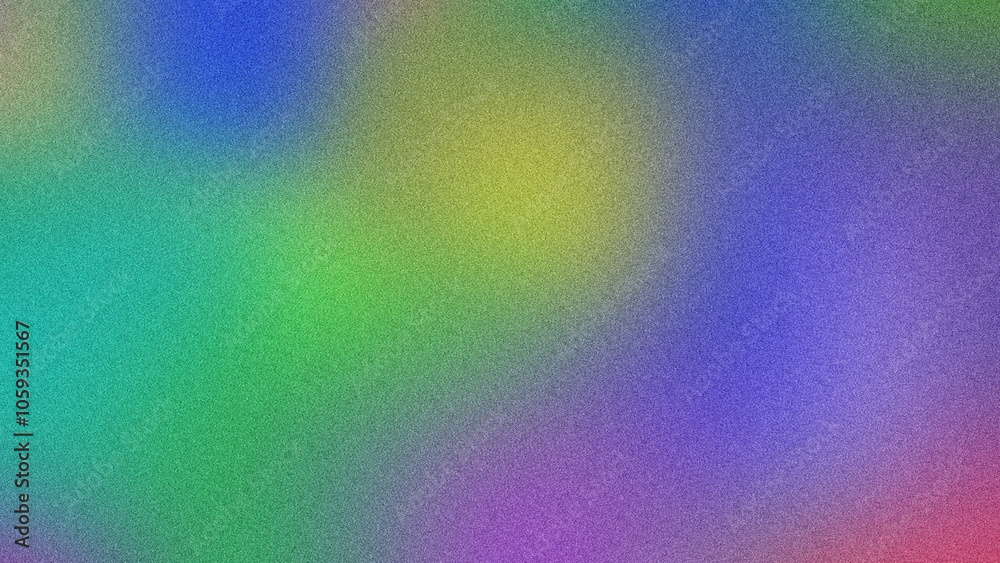 Futuristic Gradient Background with Subtle Grainy Noise for Posters, Vibrant Gradient Poster with Bold Colors and Grainy Texture
