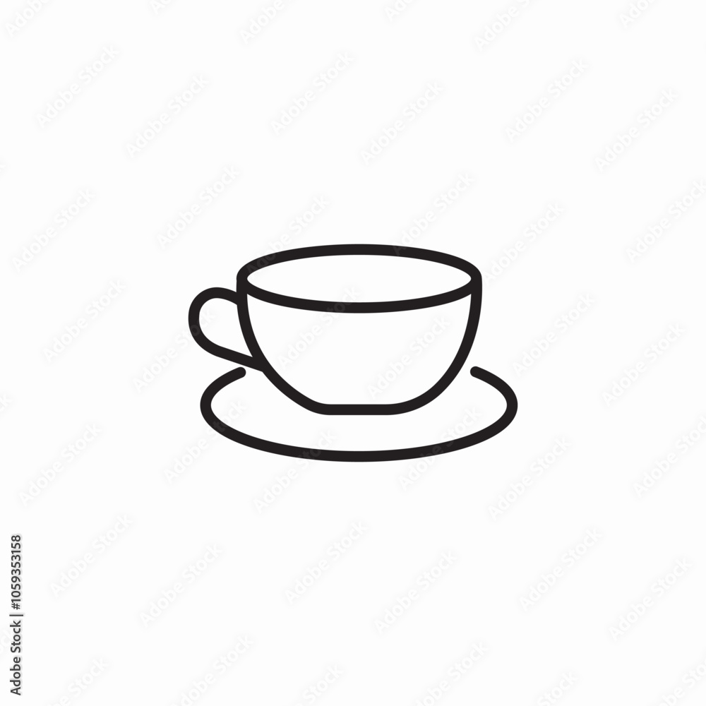 cup tea coffee icon sign vector cup tea coffee icon sign vector