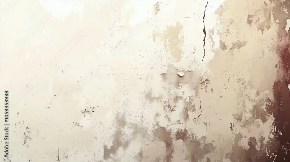 Fototapeta premium Textured Wall with Cracks and Peeling