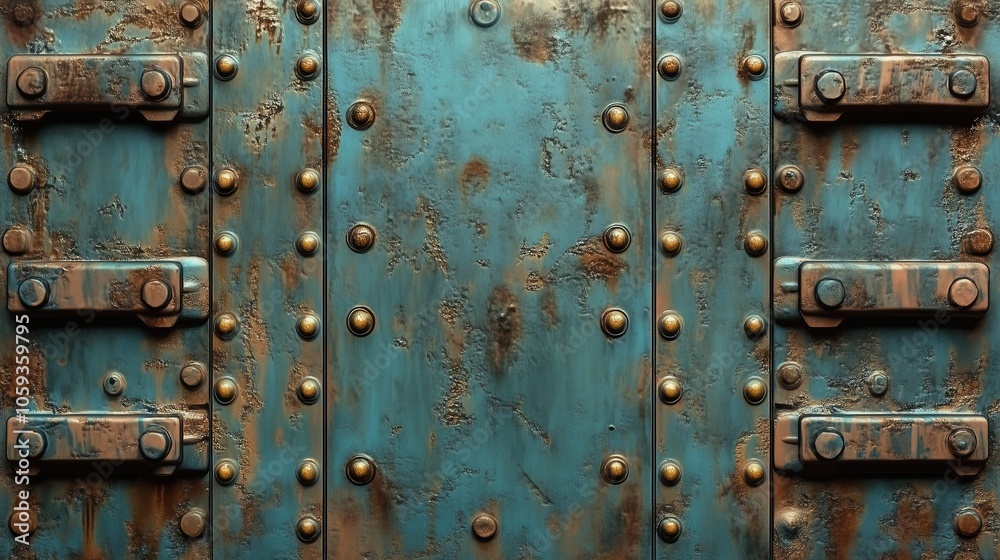 Textured Metal Surface with Rust Patterns Textured Metal Surface with Rust Patterns